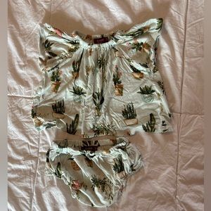 Milkbarn dress and bloomer set